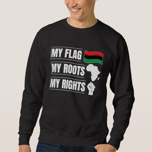 Sudadera American Grown With African Roots Black History Mo (Anverso)