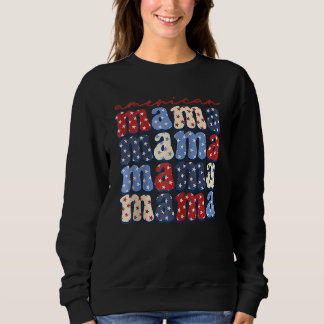 Sudadera American Mama  4th Of July USA Patriotic America M