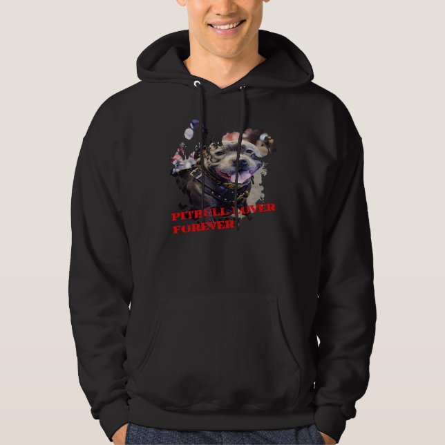 Sudadera American Pitbull Bull Lover Terrier Mom Ink Sp (Anverso)