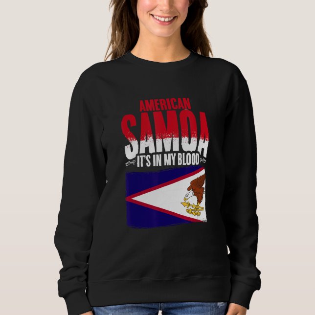 Sudadera American Samoa In My Blood Samoa Pride Roots Ameri (Anverso)