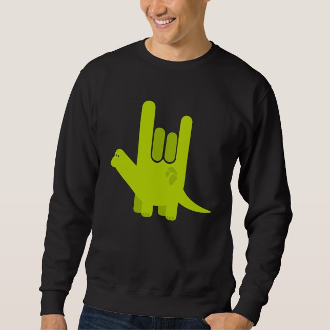 Sudadera American Sign Language I Love You Valentines  Kid (Anverso)