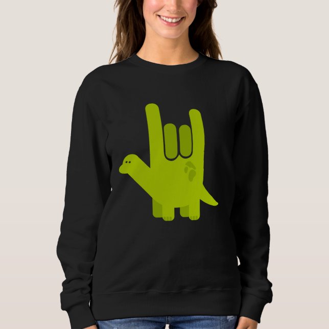 Sudadera American Sign Language I Love You Valentines  Kid (Anverso)
