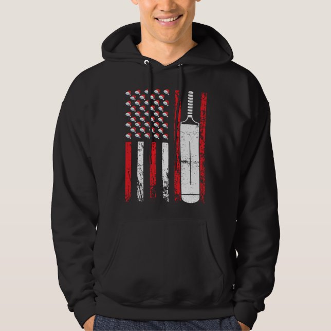 Sudadera American Sports Flag Christmas Cricket Athletic (Anverso)
