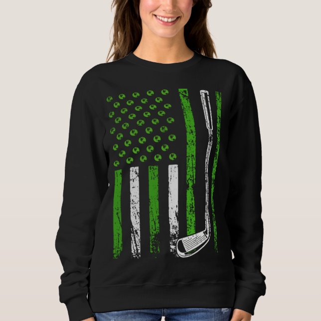 Sudadera American Sports Nature Flag Athletic Golf Club Ear (Anverso)