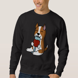 Sudadera American Staffordshire Terrier Bebiendo Perro de V