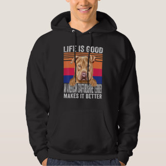 Sudadera American Staffordshire Terriers Hace que tu vida s
