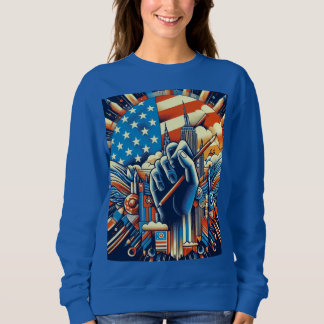 Sudadera American Style Hoodie – USA Trendy Everyday Wear
