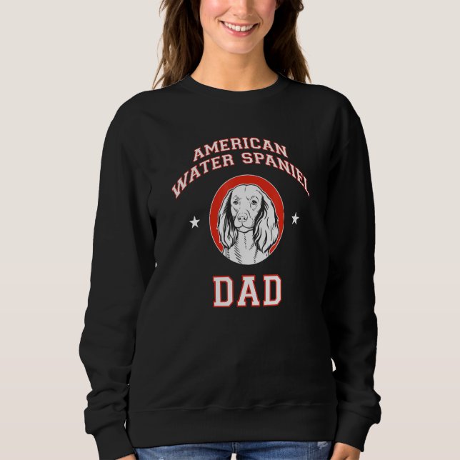 Sudadera American Water Spaniel Dad (Anverso)