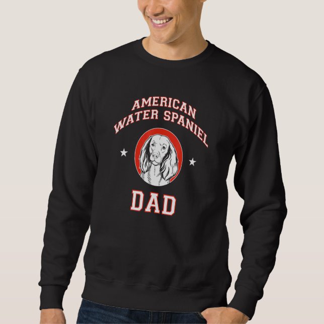 Sudadera American Water Spaniel Dad (Anverso)