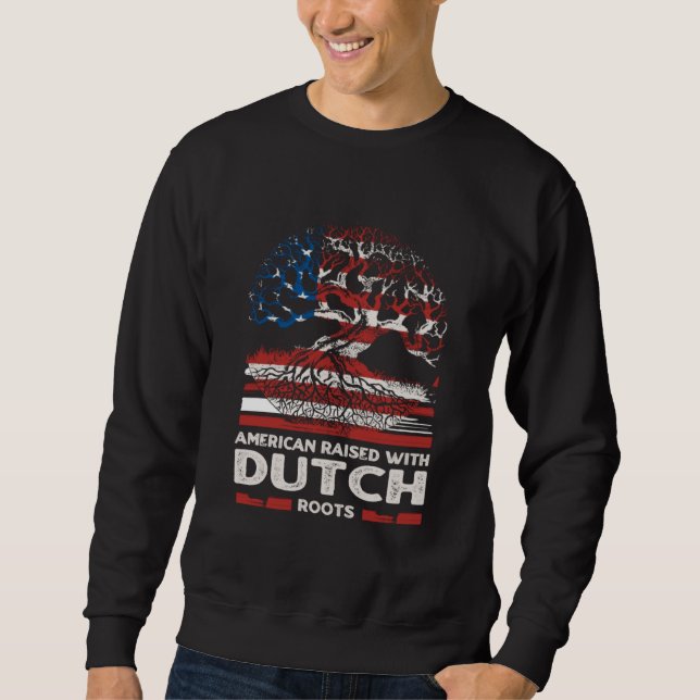 Sudadera American with Dutch Roots Patriotic Netherlands (Anverso)