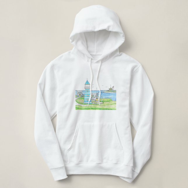 Sudadera Americana Lighthouse Hoodie Sweatshirt (Diseño del anverso)