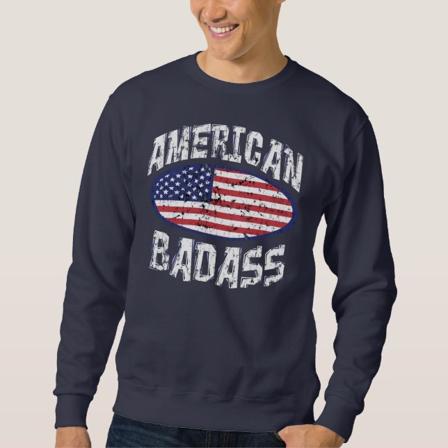 Sudadera Americano Badass (Anverso)