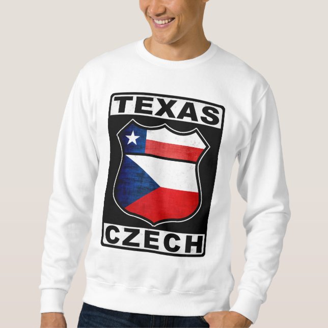 Sudadera Americano checo de Tejas (Anverso)