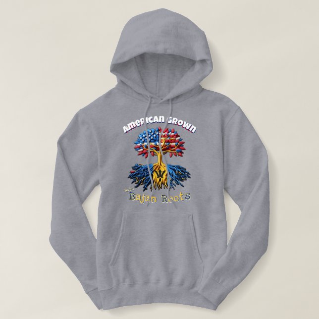 Sudadera Americano Grown - Bajan Roots Hoodie (Diseño del anverso)