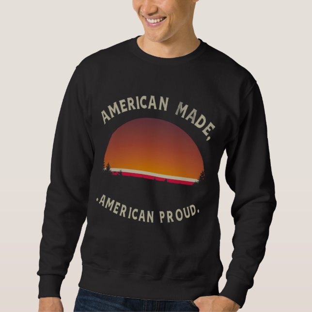 Sudadera americano hizo que los estadounidenses se sintiera (Anverso)