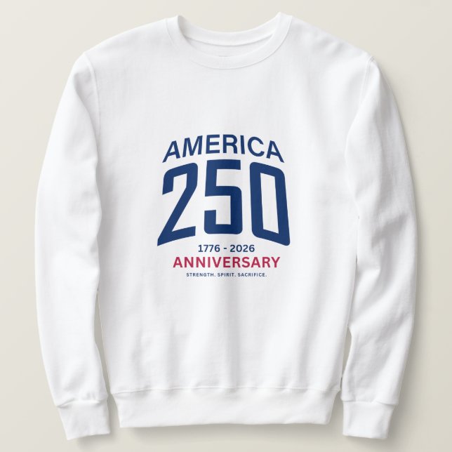 Sudadera America's 250th Anniversary (Anverso del diseño)