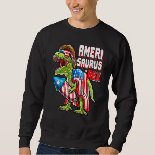 Sudadera Amerisaurus Dinosaur 4 De Julio Niños Hombres T R
