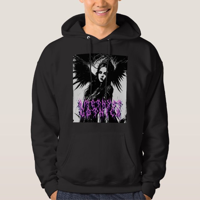 Sudadera Amethyst Gothica Oficial Fundición Angel Oscuro (Anverso)