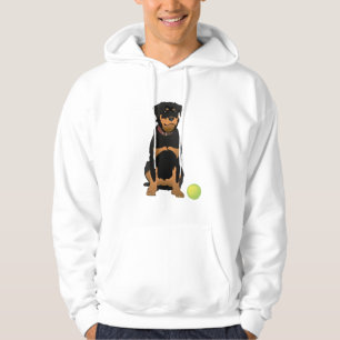 Sudadera Amigable Rottweiler con Bolla Verde