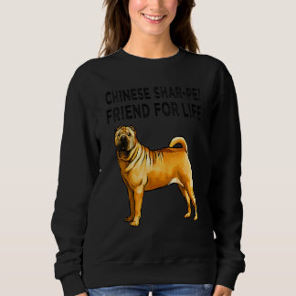 Sudadera Amigo Chino Shar Pei Para Toda La Vida Amistad Per