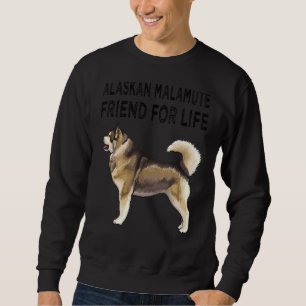 Sudadera Amigo De Alaska Malamute Por La Amistad Con Los Pe