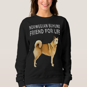 Sudadera Amigo Noruego De Buhund Por La Amistad Con Los Per