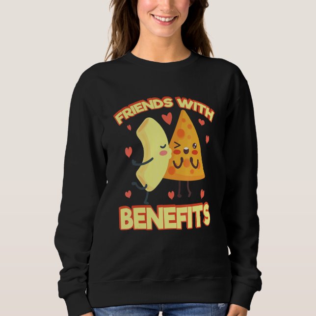 Sudadera Amigos Con Benefit Macaroni Y Queso (Anverso)