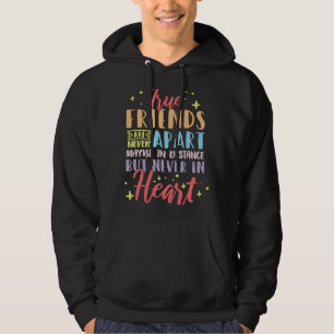 Sudadera Amigos de amistad a larga distancia que se mudan 7