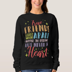 Sudadera Amigos de amistad a larga distancia que se mudan 7