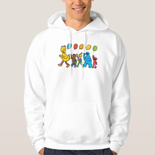 Sudadera Amigos de la Calle Sesame | Globos de Fiesta (Anverso)