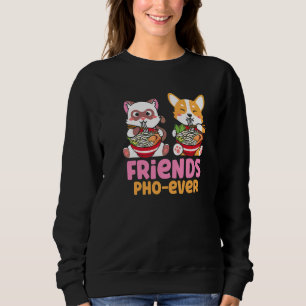 Sudadera Amigos de la Sopa Pho por Siempre Gatos Comiendo