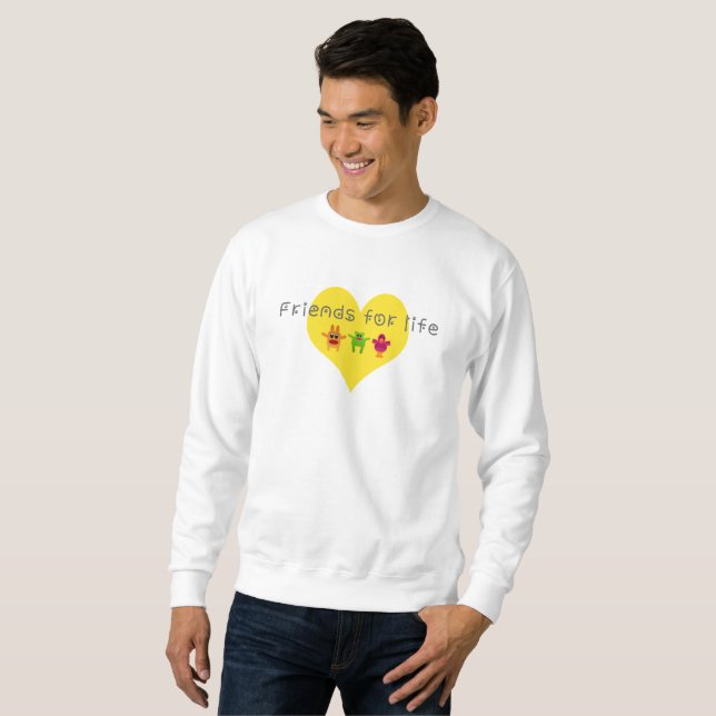 Sudadera Amigos de la vida (Anverso completo)