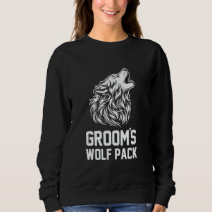 Sudadera Amigos del Novio Manada de Lobos Chicos de Honor A