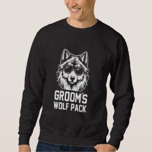 Sudadera Amigos del Novio Manada de Lobos Padrinos de Boda 