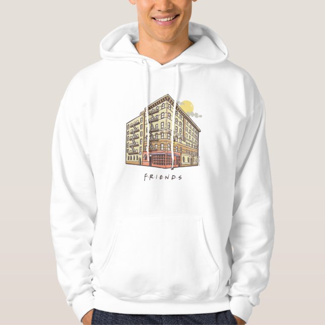 Sudadera AMIGOS™ | Edificio de apartamentos de Mónica (Anverso)