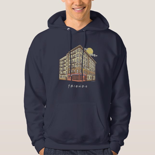 Sudadera AMIGOS™ | Edificio de apartamentos de Mónica 2 (Anverso)