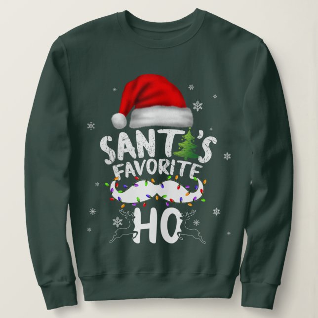 Sudadera Amigos favoritos de Ho Santa favorita Chicas diver (Anverso del diseño)