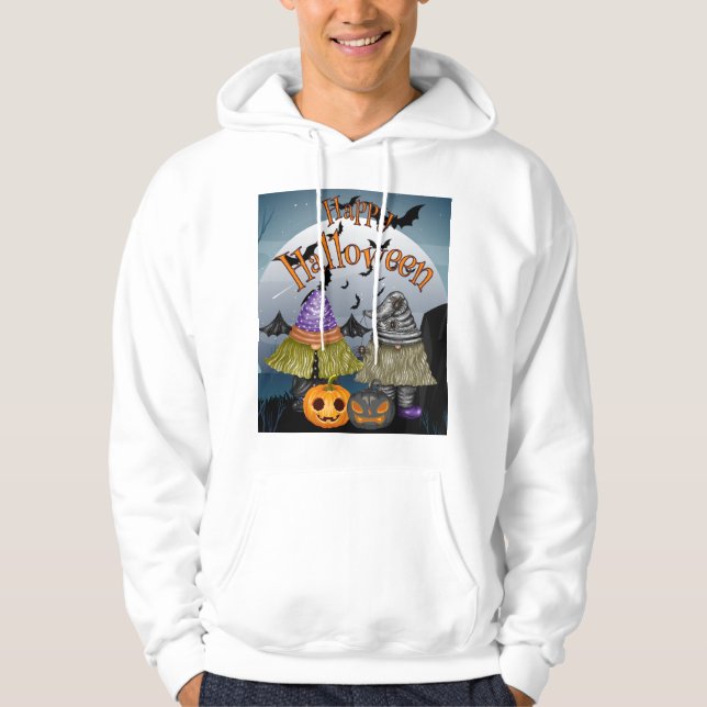 Sudadera amigos felices de halloween (Anverso)