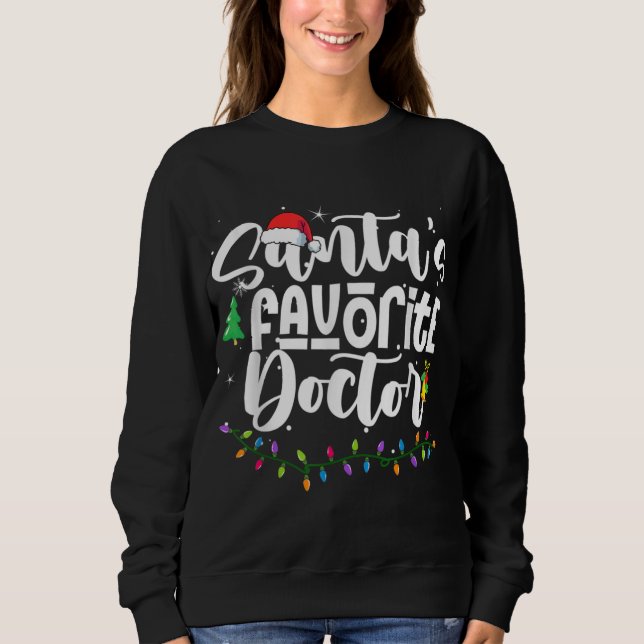 Sudadera Amigos Médicas favoritos Navidades Santa Hat Xmas  (Anverso)