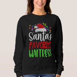 Sudadera Amigos Navidades favoritos de camarera Santa Hat