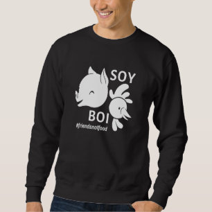Sudadera Amigos no alimentarios niño tofu vegetariano