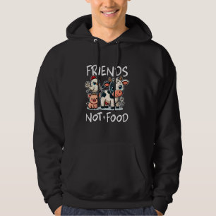 Sudadera Amigos no comida Graciosa Vegetariana Vegetariana