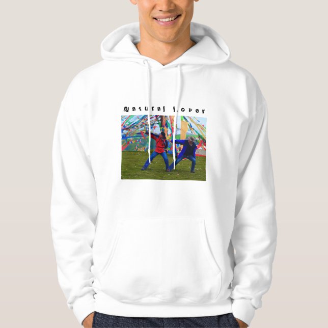 Sudadera Amigos personalizados Foto Hoodie, hogar familiar (Anverso)