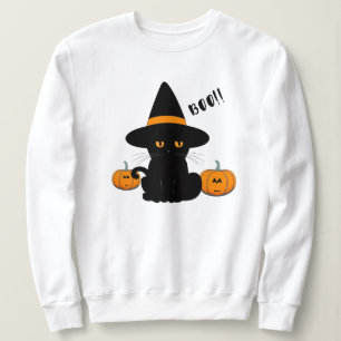 Sudadera Amigos Personalizados honrados de Halloween, gato 