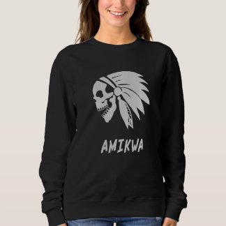 Sudadera Amikwa Native American Indian Born Freedom Evil Sk