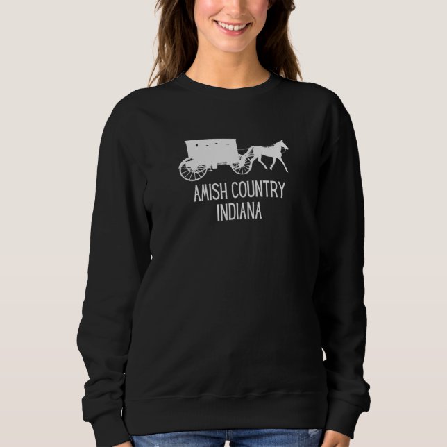 Sudadera Amish Country Indiana (Anverso)