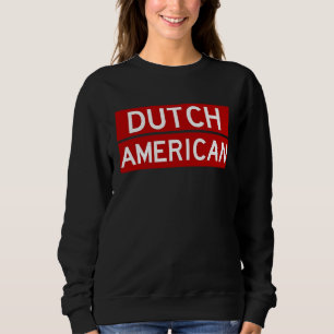 Sudadera Amistad de relación EE.UU. Holandés-EE.UU.