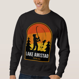 Sudadera Amistad Lake Texas Fishing Raglan