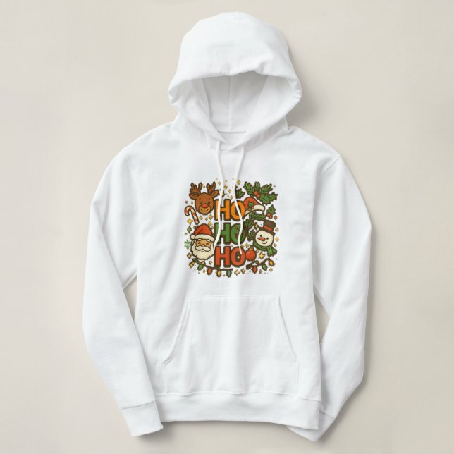 Sudadera AMITA | HO HO HO Holiday Crew Tee (Diseño del anverso)