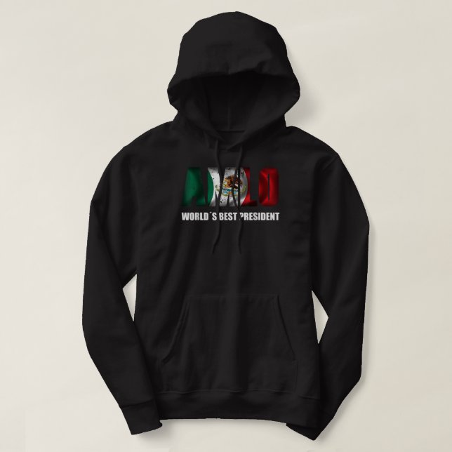 Sudadera AMLO Andres López Obrador Presidente mexicano (Diseño del anverso)